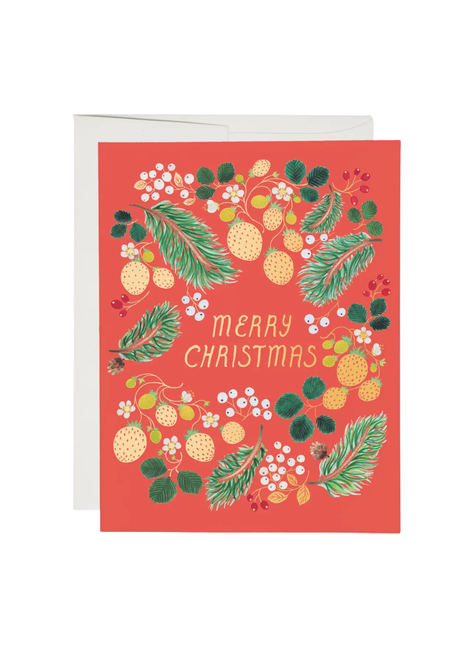 Red Cap Cards Holiday Boxed Notes -  Berry Christmas