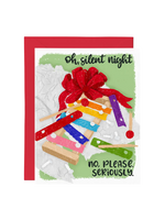 Paper Bunny Press Holiday Card - Oh Silent Night