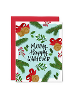 Paper Bunny Press Holiday Card - Merry Happy Whatever