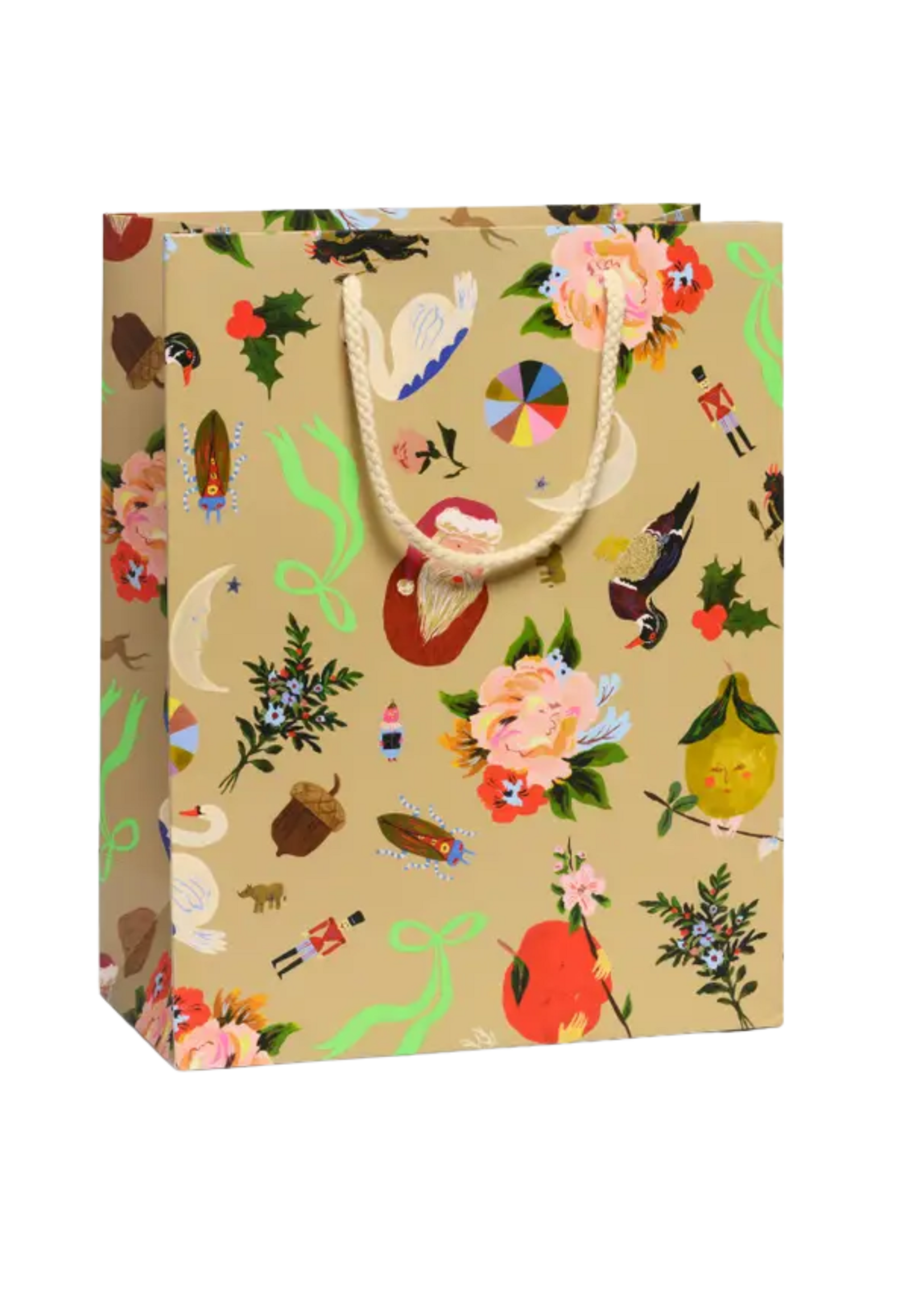 Red Cap Cards Merry X-Mas To You Large Gift Bag