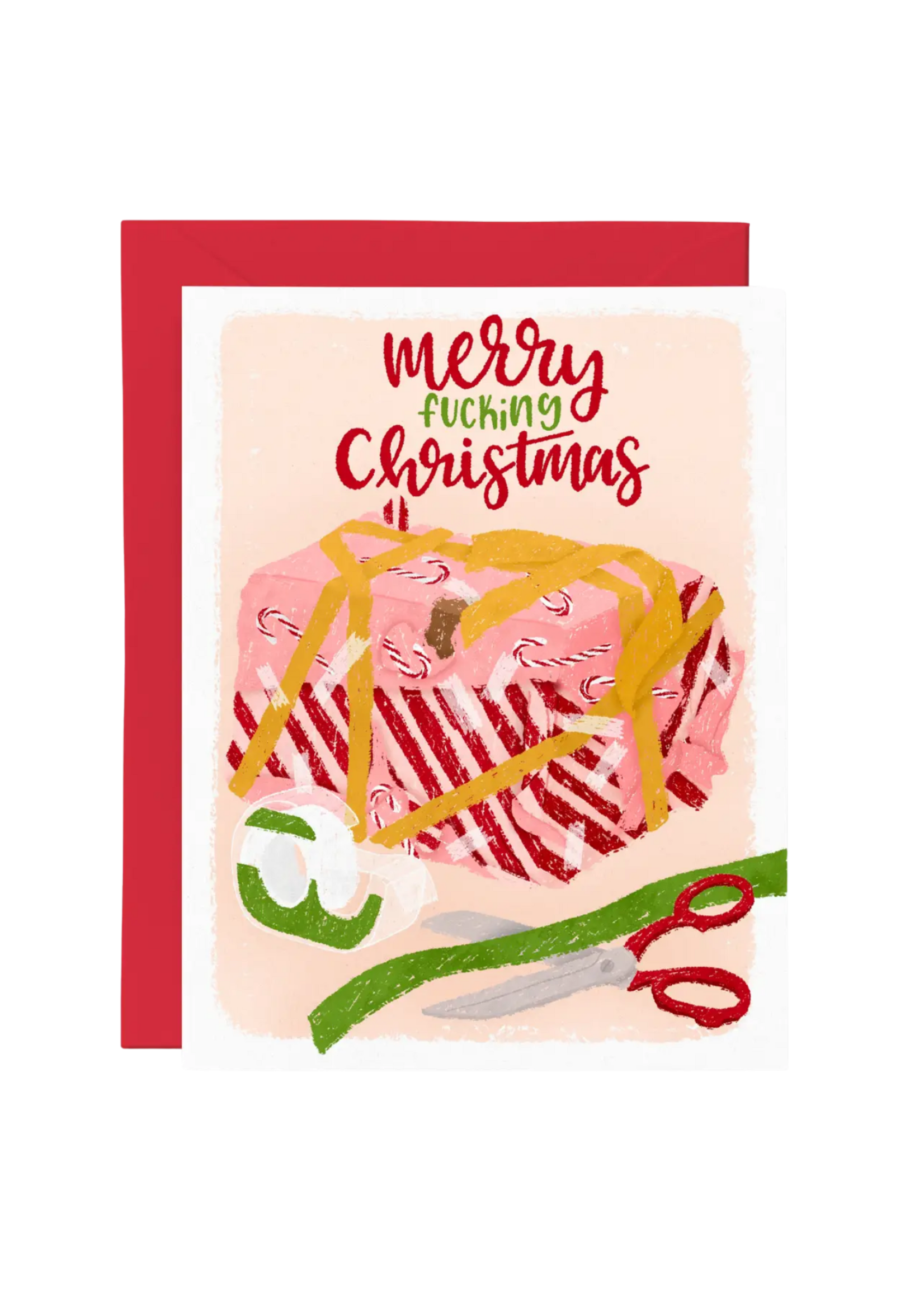 Paper Bunny Press Holiday Card - Merry Fucking Christmas