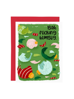 Paper Bunny Press Holiday Card - Bah Fucking Humbug