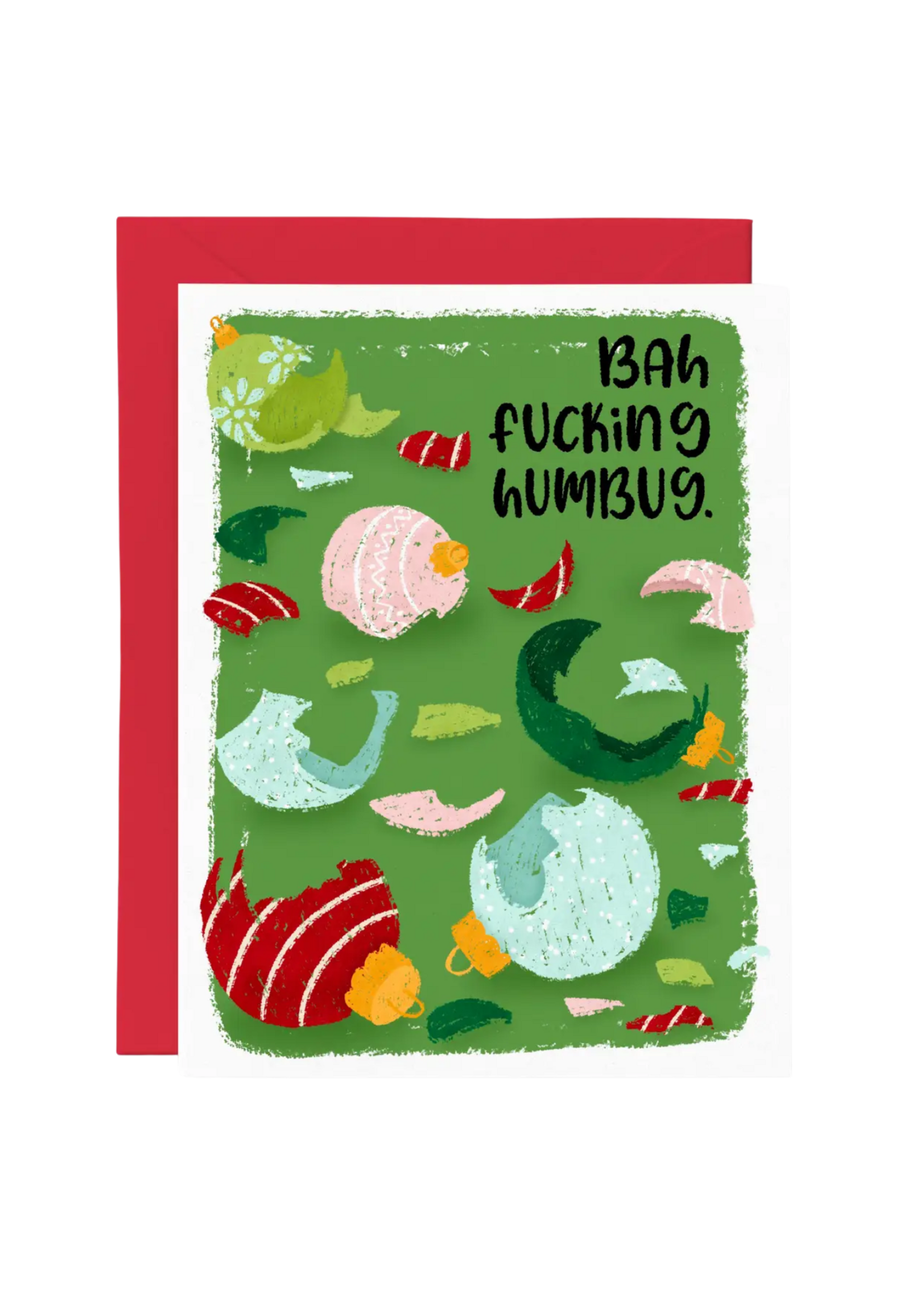 Paper Bunny Press Holiday Card - Bah Fucking Humbug