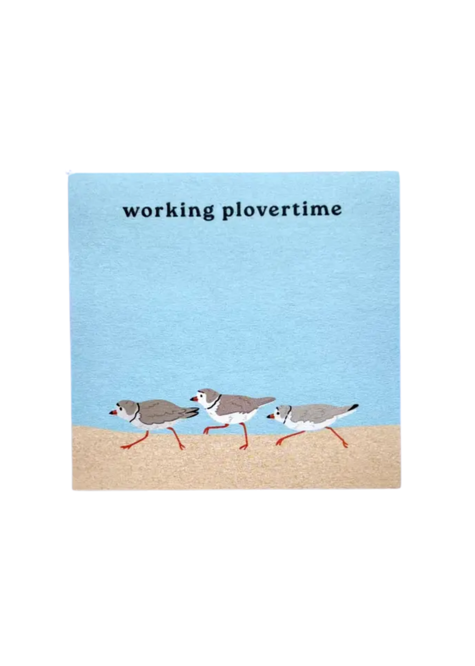 2Birds1Pencil Illustrations Working Plovertime Sticky Notes