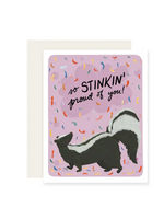 Slightly Stationery Congratulations Card - Stinkin' Proud