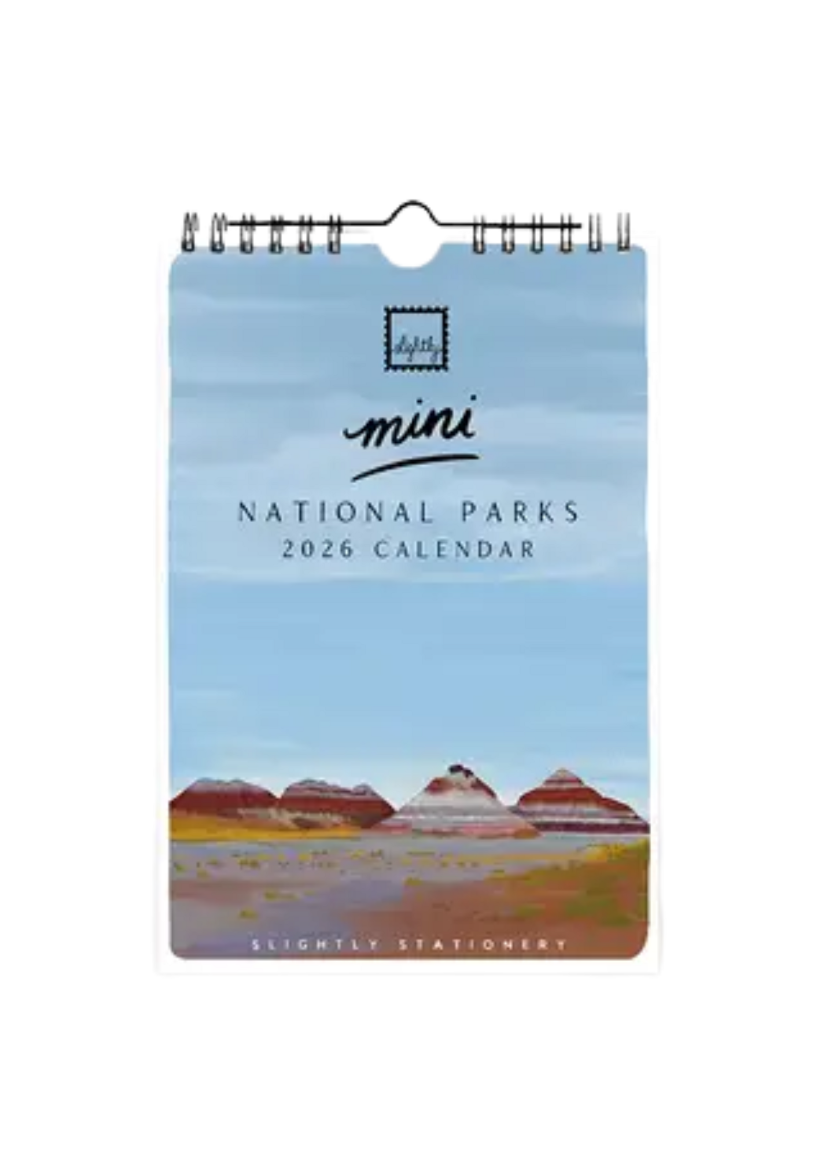 Slightly Stationery 2026 Mini National Parks Calendar