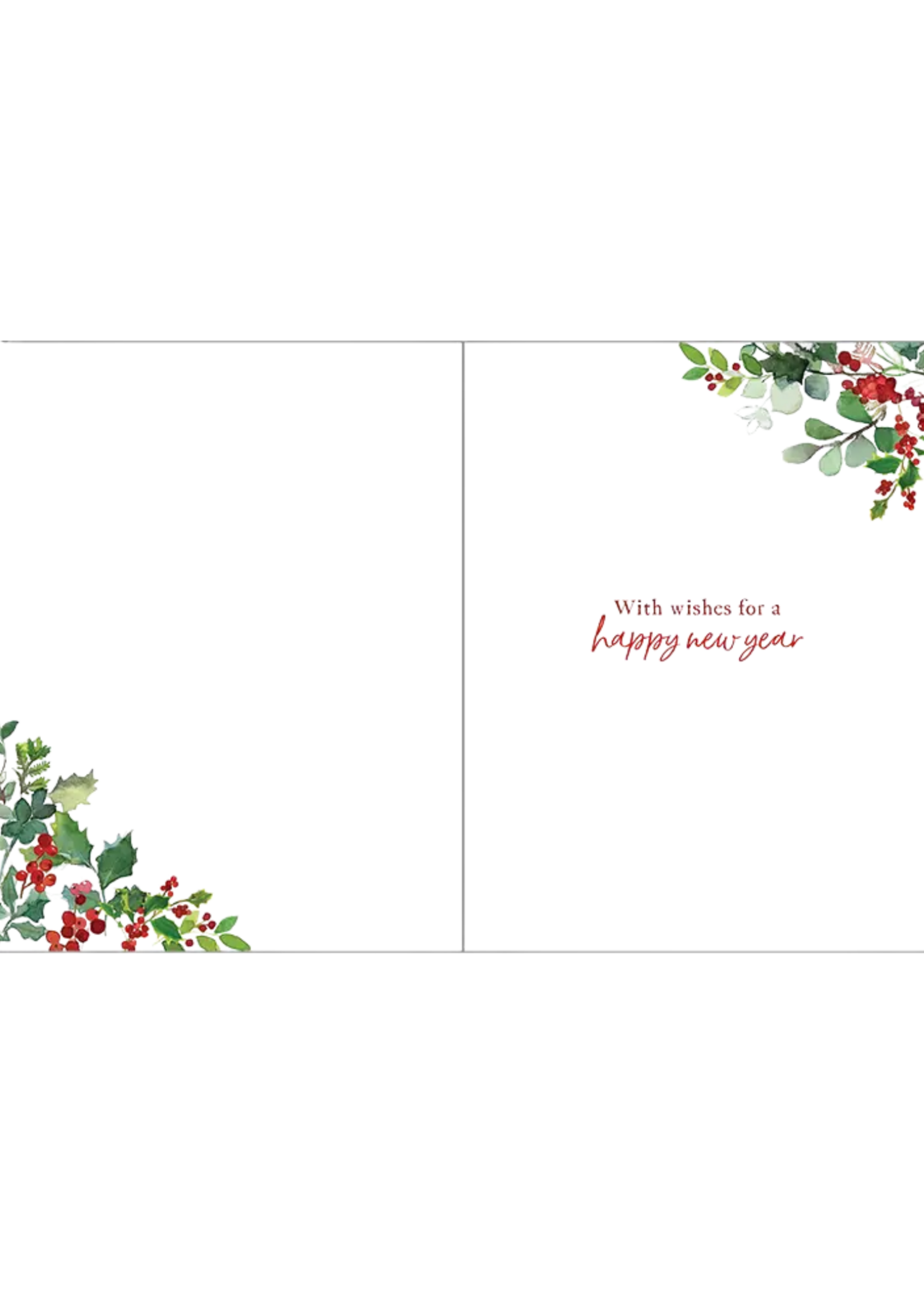 Gina B Designs Holiday Card - Berry Wreath