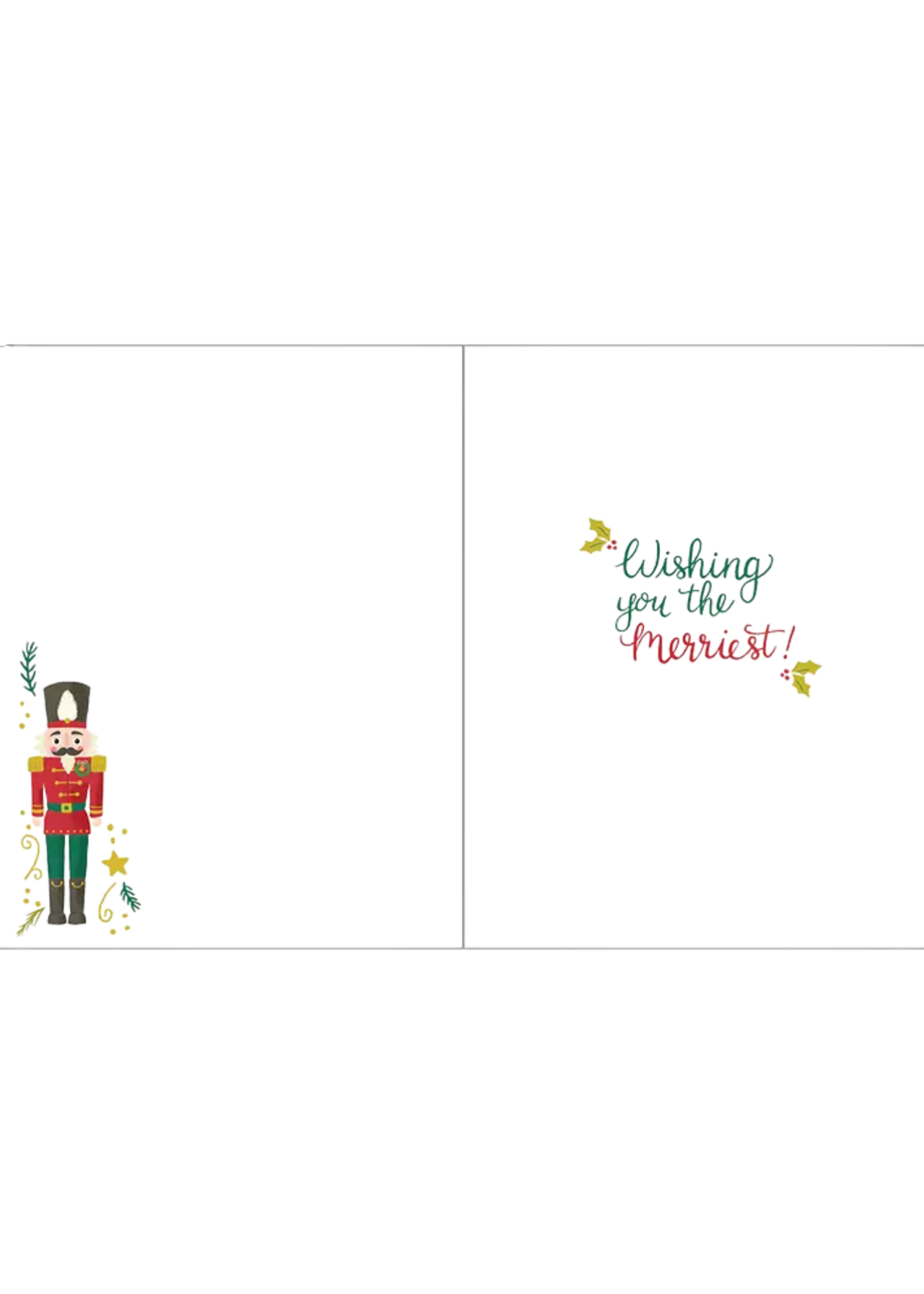 Gina B Designs Holiday Card - Nutcrackers