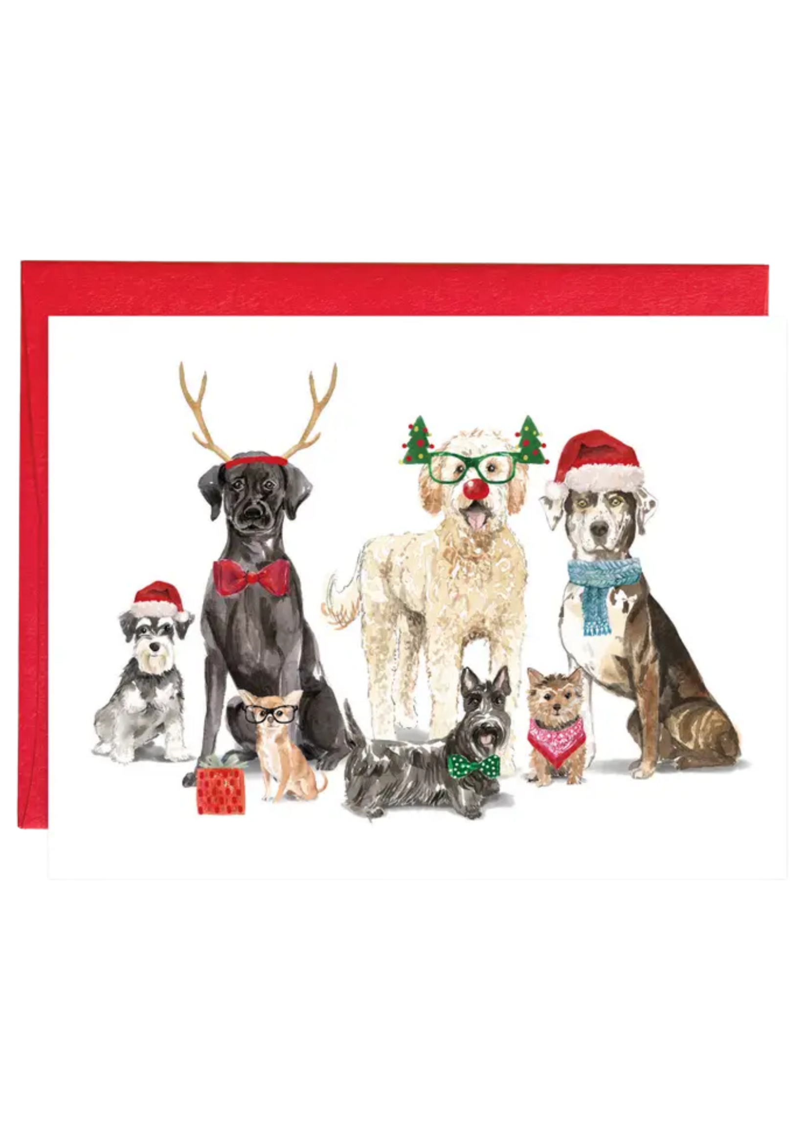 Gina B Designs Holiday Card - Christmas Dogs