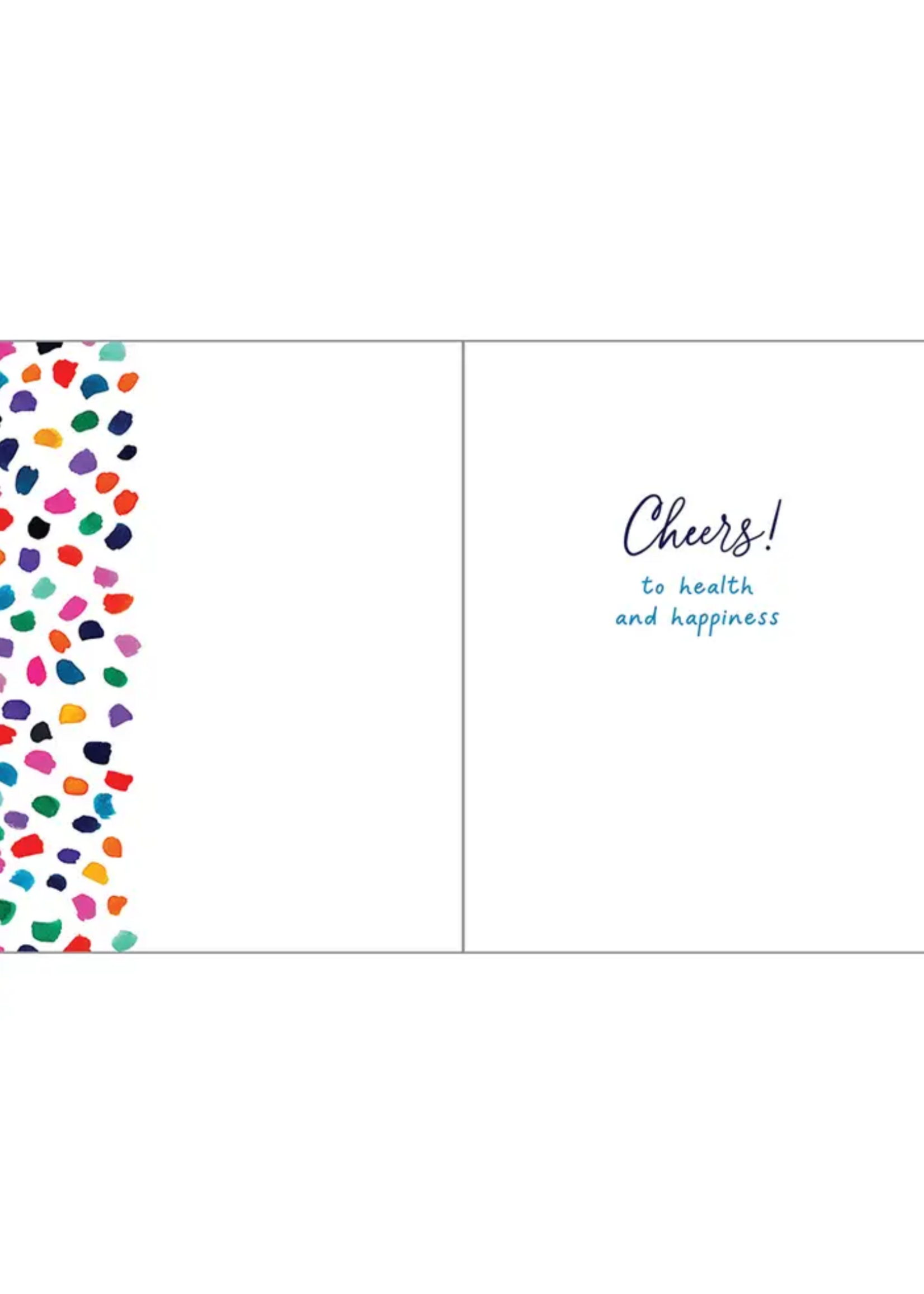 Gina B Designs New Years Card - New Year Colorful