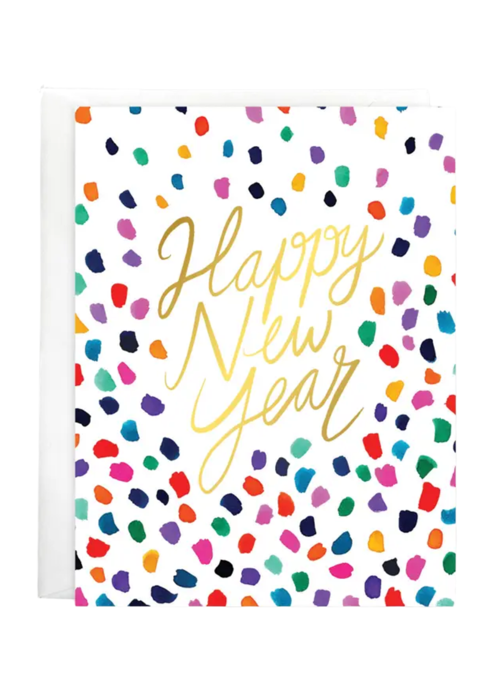 Gina B Designs New Years Card - New Year Colorful