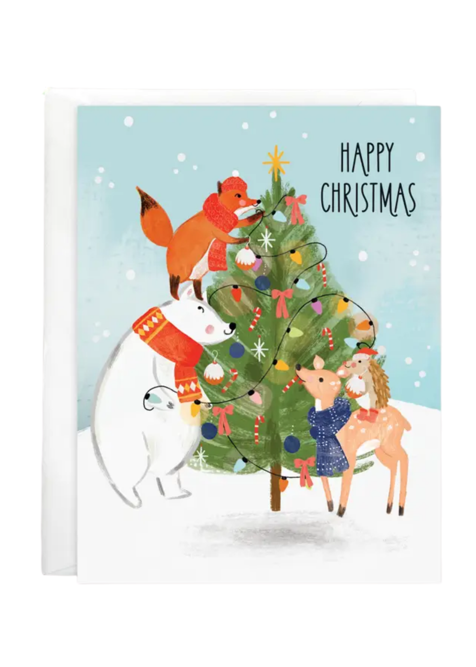 Gina B Designs Holiday Card - Critter Christmas Tree