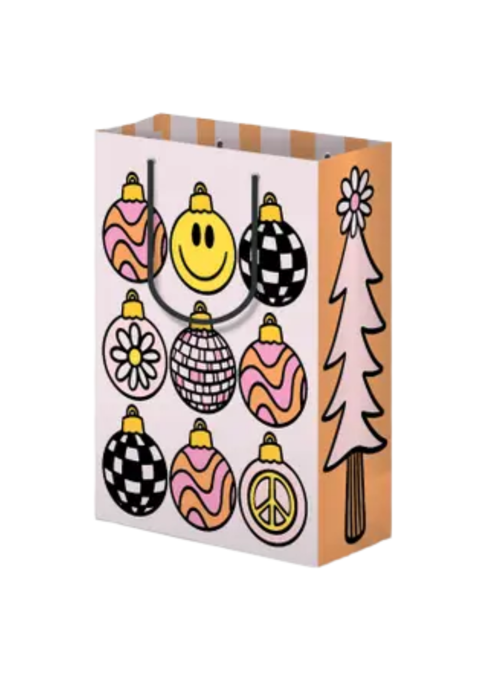 K & S Design Co. Groovy Ornament Large Gift Bag