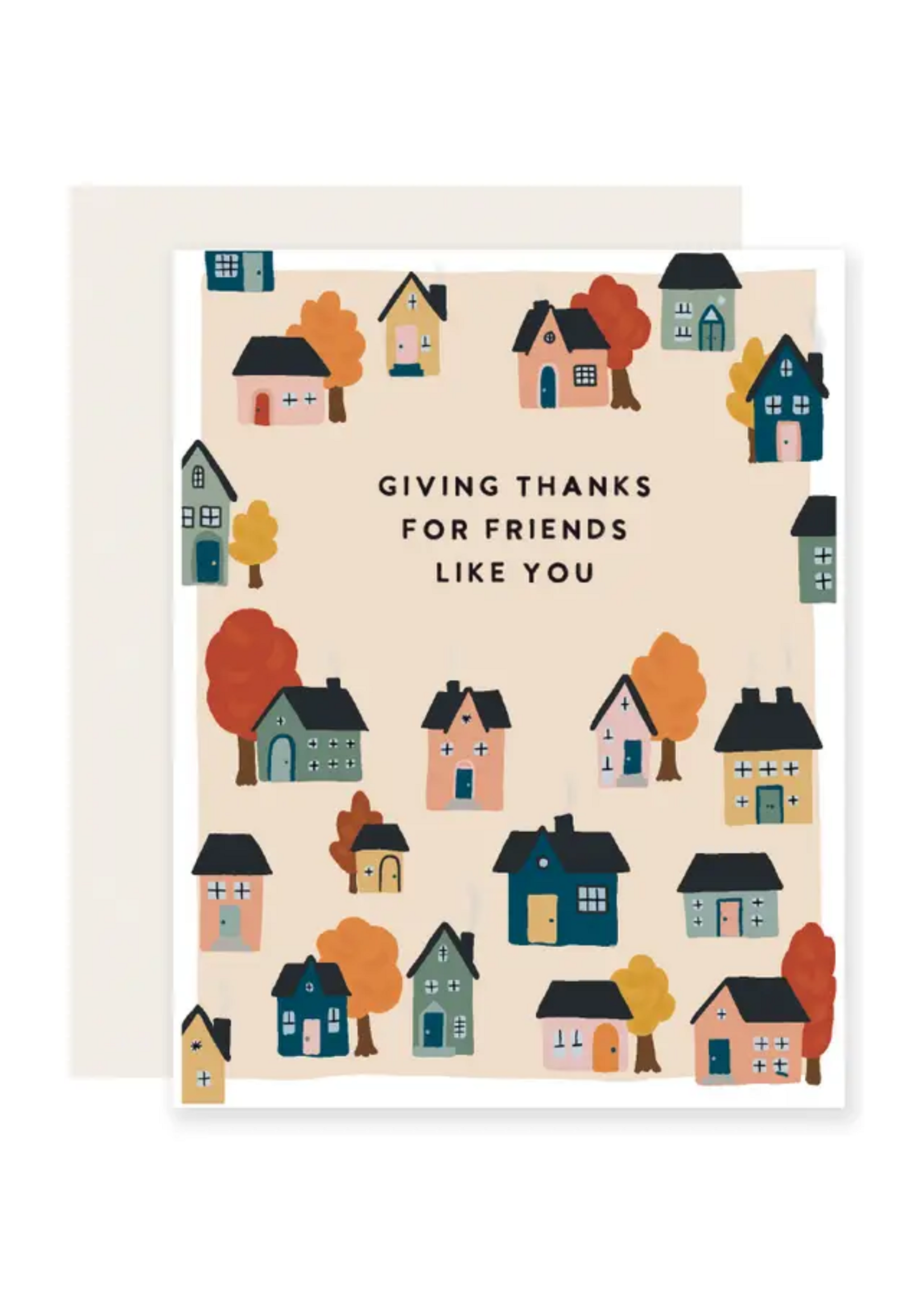Slightly Stationery Thanksgiving Card - Friends Like You