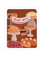 Slightly Stationery Thanksgiving Card - Hap-Pie Thanksgiving