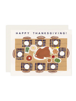 Slightly Stationery Thanksgiving Card -Thanksgiving Table