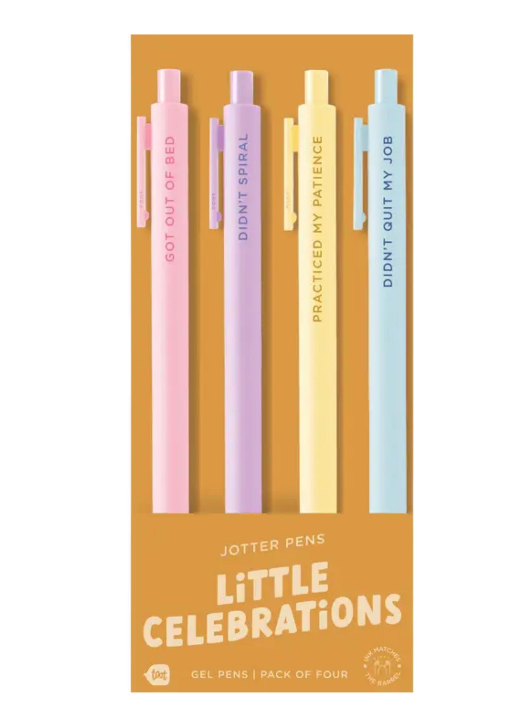 Talking Out of Turn Little Celebrations Pen Set (Set Of 4)
