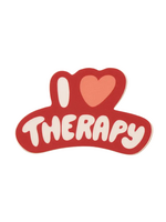 And Here We Are I Heart Therapy Sticker