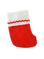 Kipp Brothers Mini Felt Christmas Stocking With Red Band