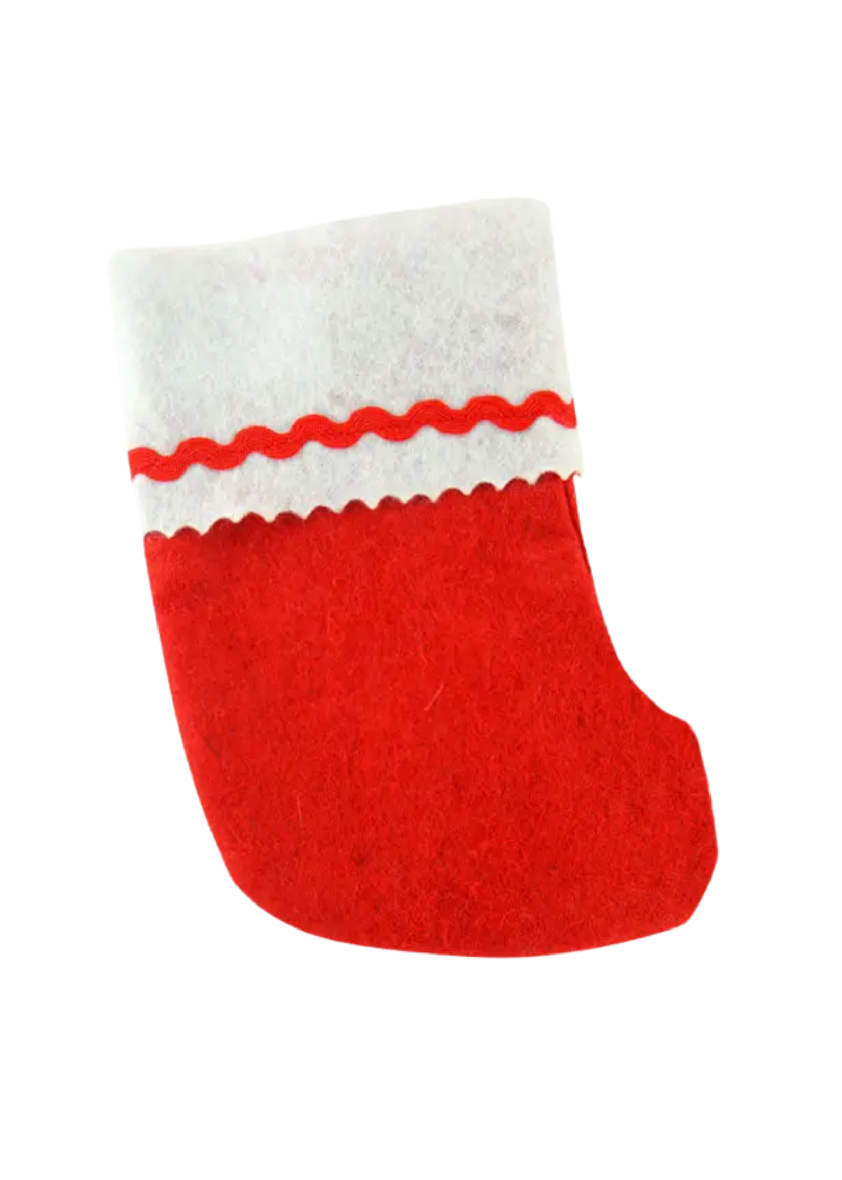 Kipp Brothers Mini Felt Christmas Stocking With Red Band