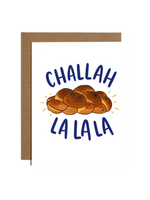 Brittany Paige Hanukkah Card - Challah La La La