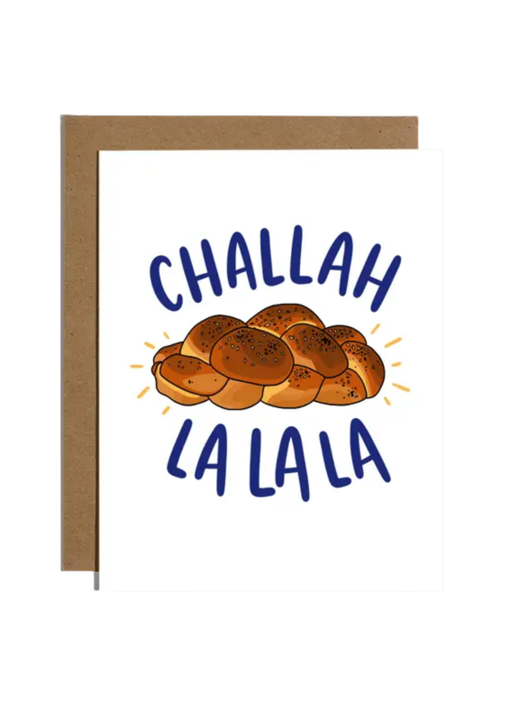 Brittany Paige Hanukkah Card - Challah La La La