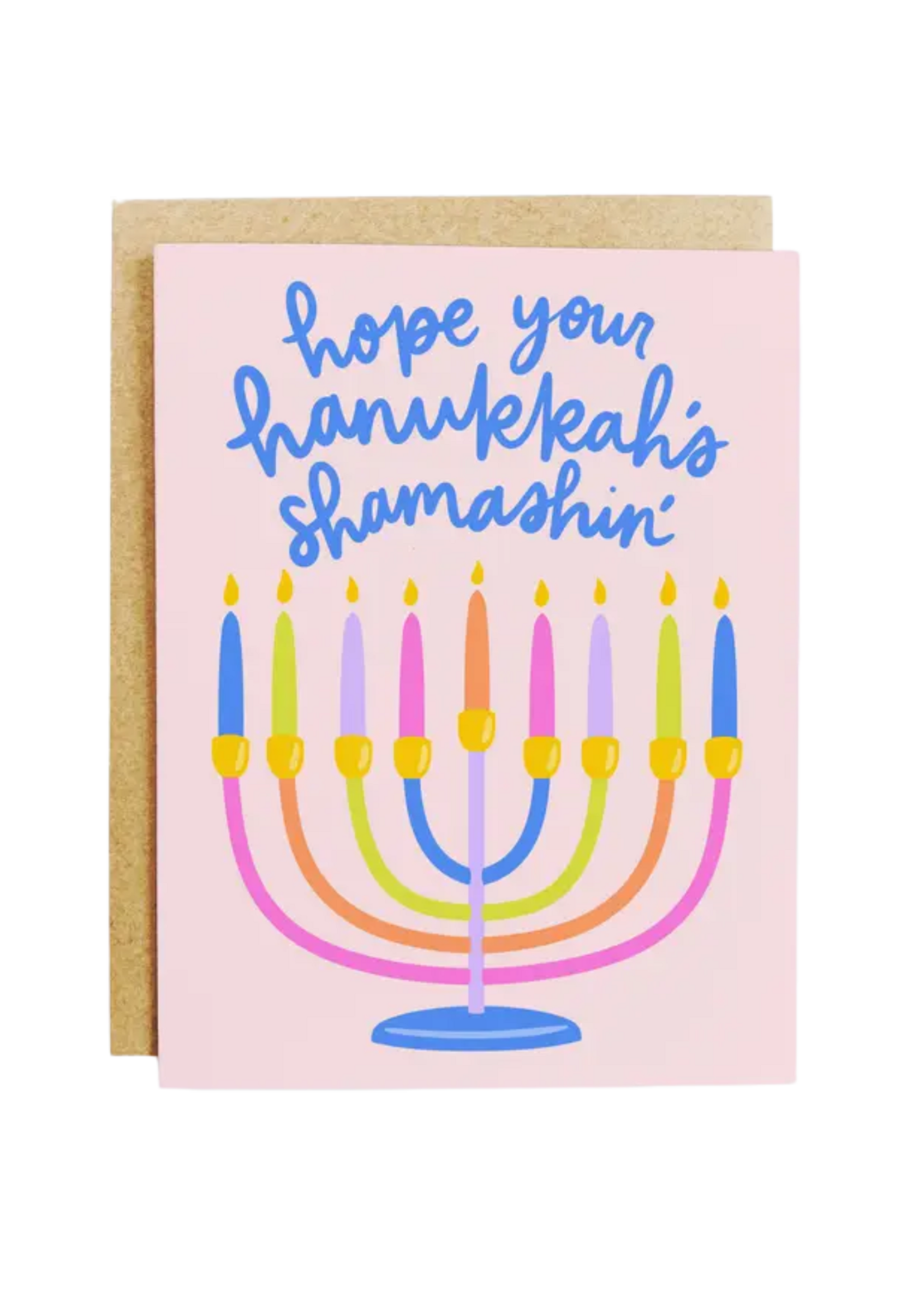 K & S Design Co. Hanukkah Card - Shamashin' Hanukkah