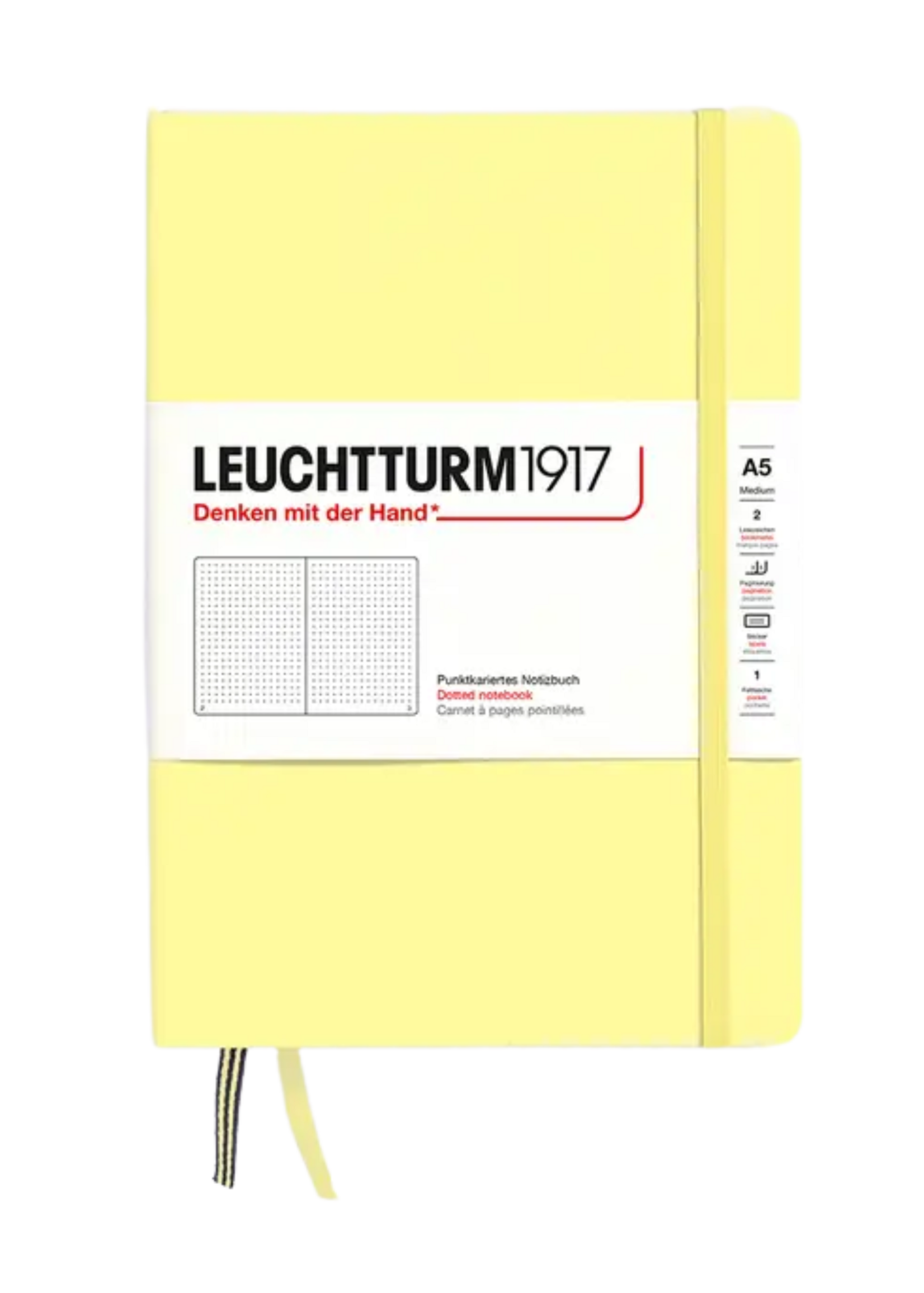 LEUCHTTURM1917 A5 Dotted Hard Cover Notebook