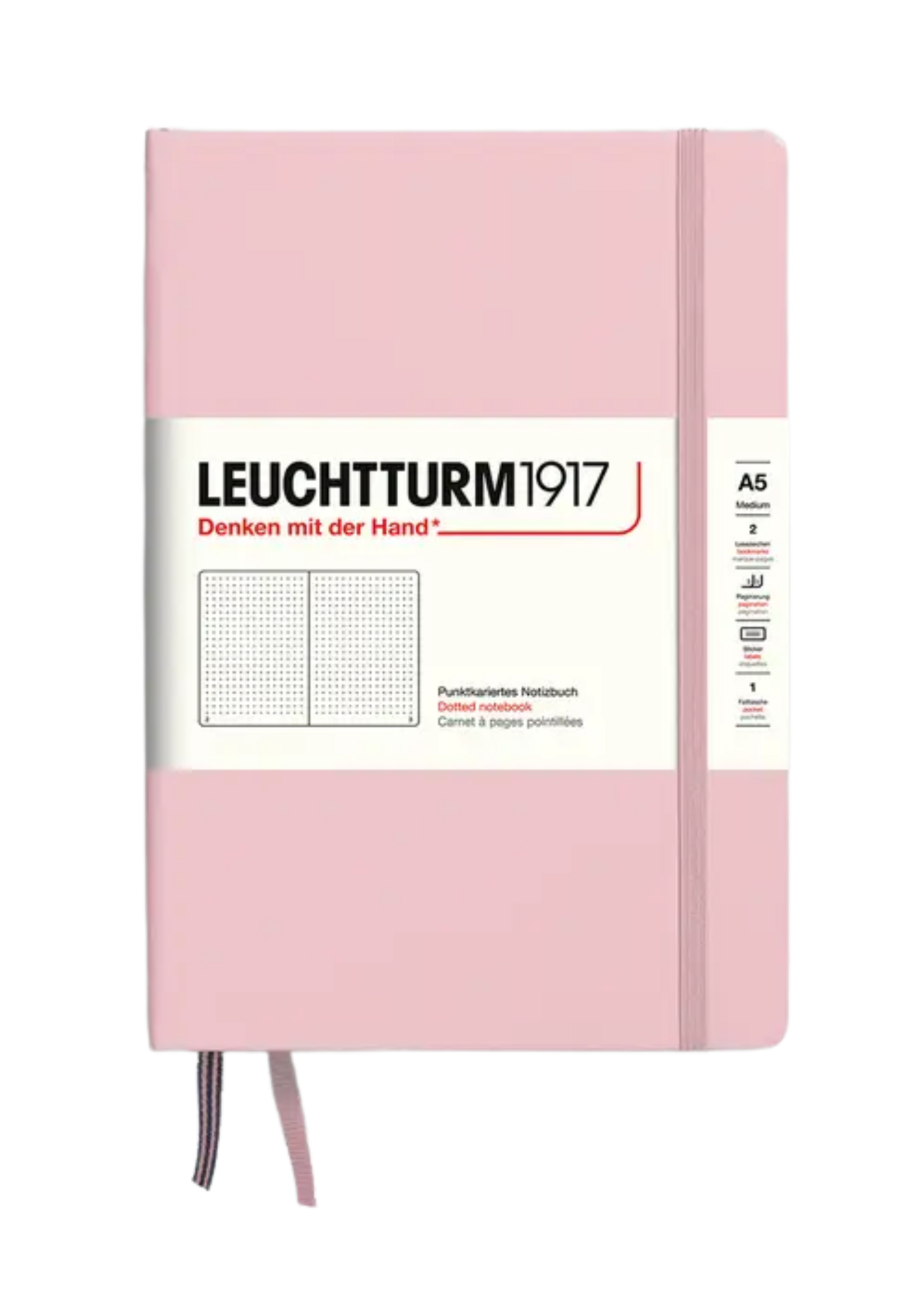LEUCHTTURM1917 A5 Dotted Hard Cover Notebook