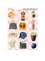 Kish B. Designs Sunday Vibes Sticker Sheet