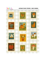 Kish B. Designs Autumn Stamps Sticker Sheet