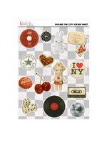 Kish B. Designs Explore The City Sticker Sheet