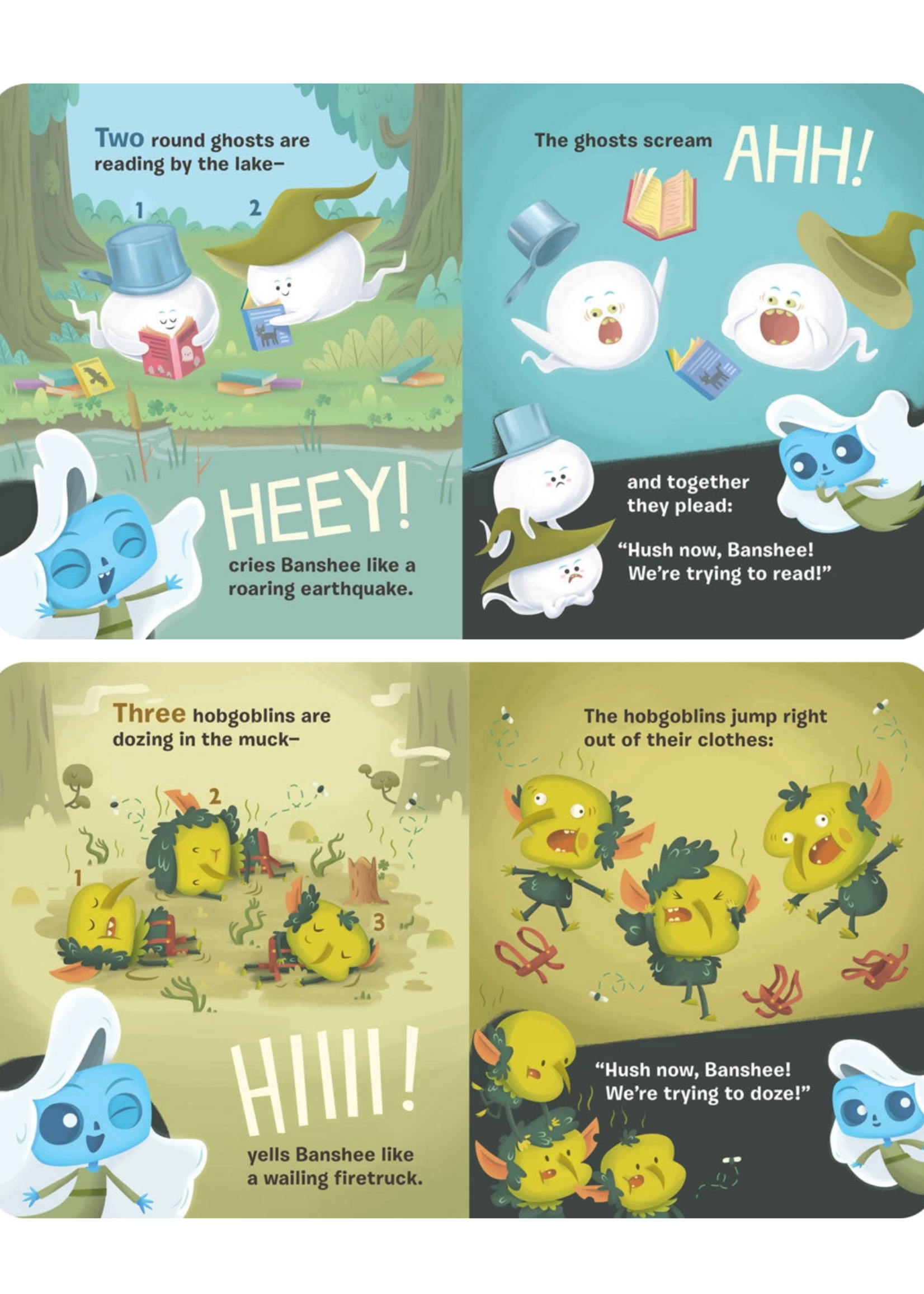 Hazy Dell Press Hush Now, Banshee!: A Not-So-Quiet Counting Book