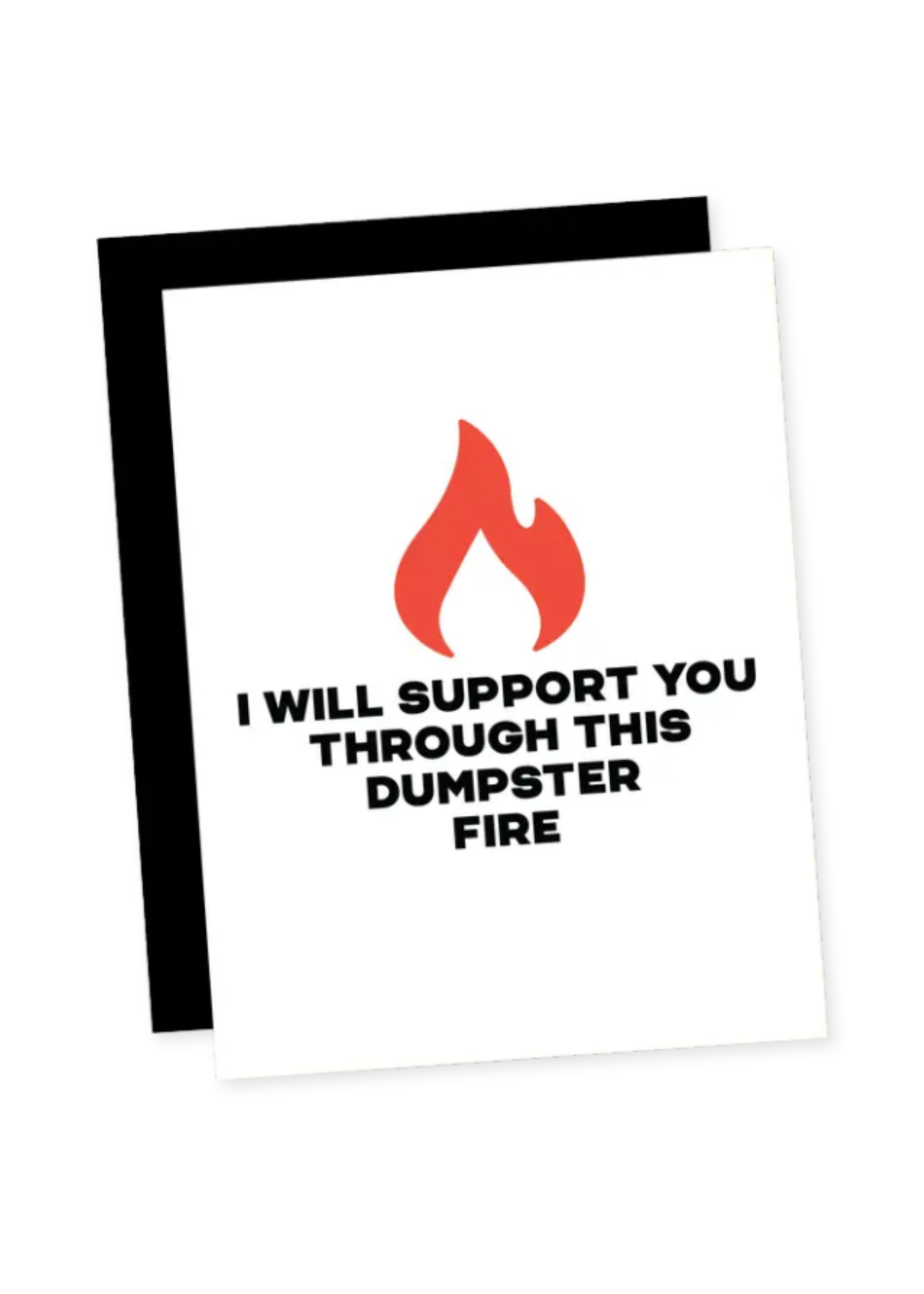 That's So Andrew Sympathy Card - Dumpster Fire