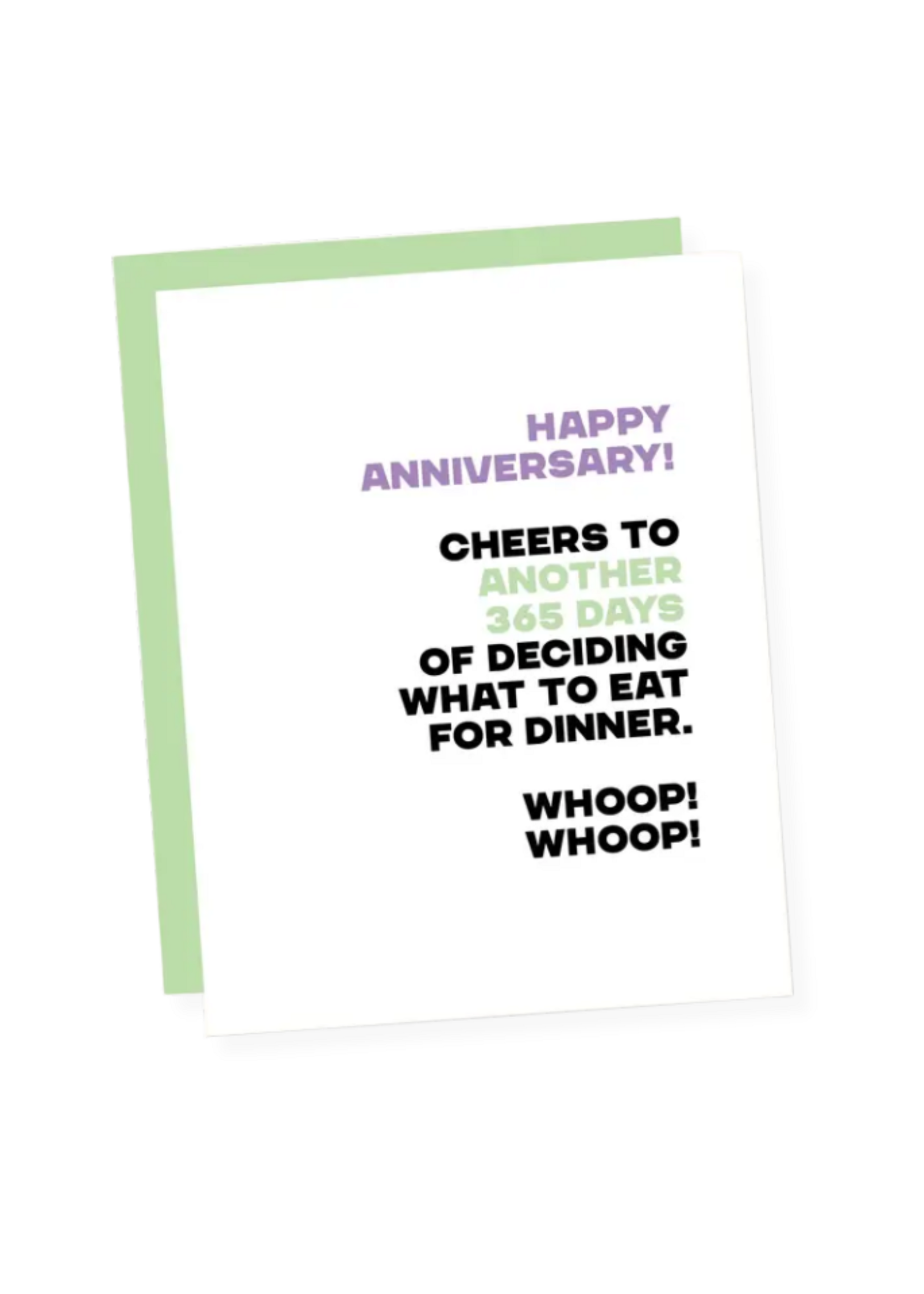 That's So Andrew Anniversary Card - Another 365 Days Of Deciding What To Eat