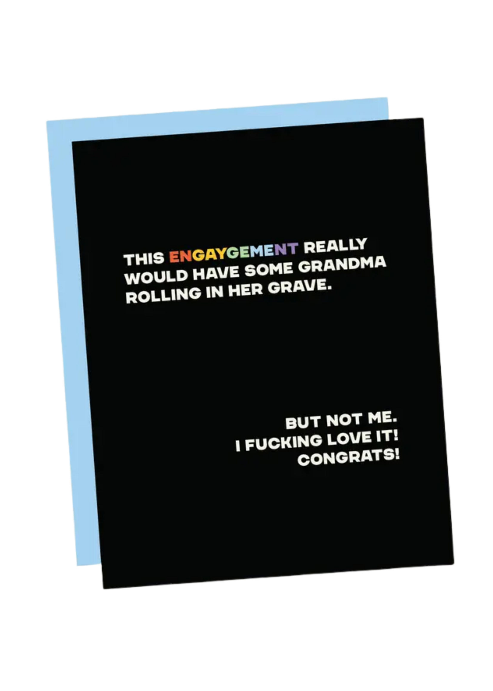 That's So Andrew Engagement Card - EnGAYgment