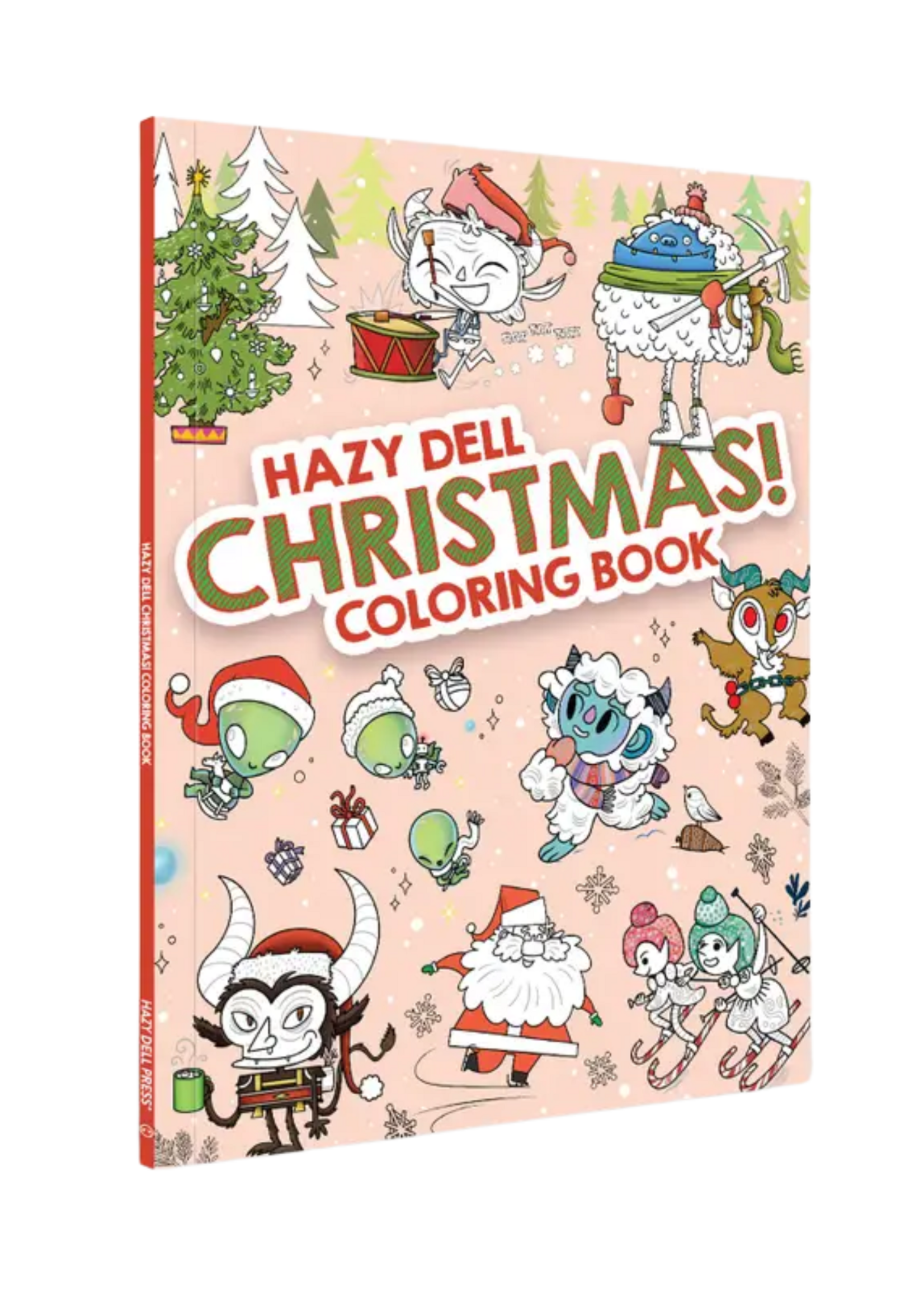 Hazy Dell Press Hazy Dell Christmas Coloring Book
