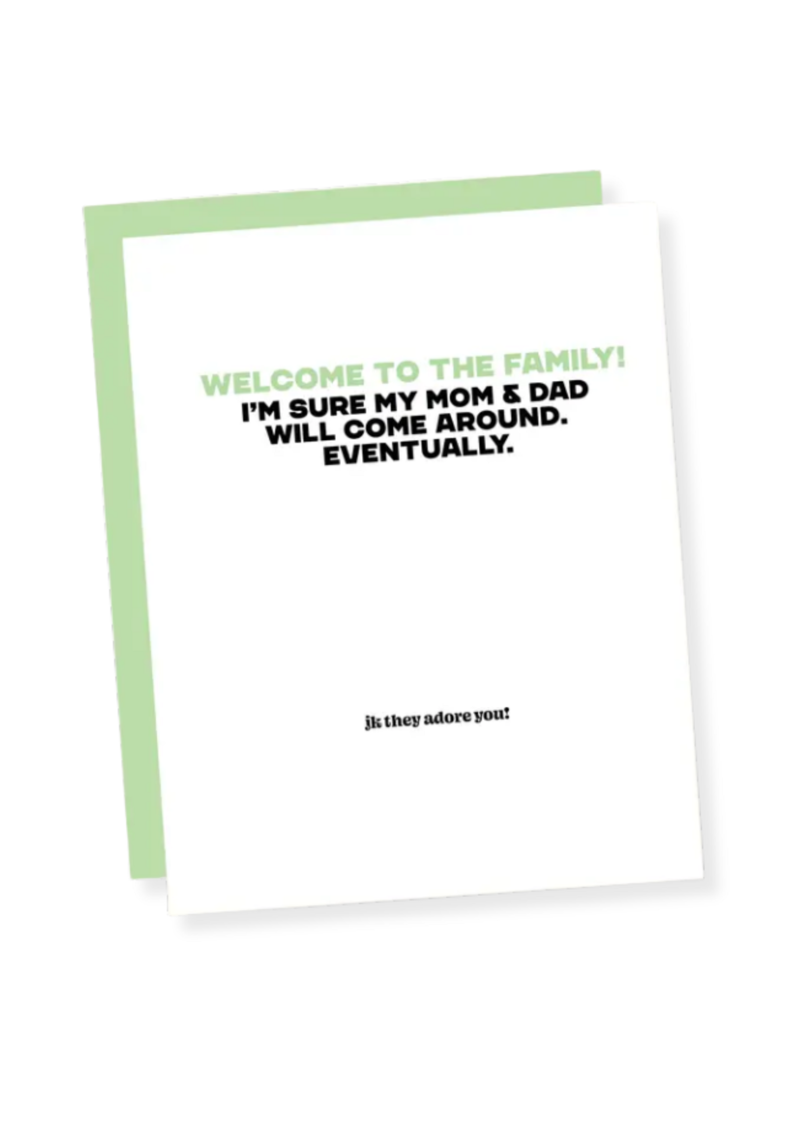 That's So Andrew Wedding Card - I'm Sure My Mom And Dad Will Come Around