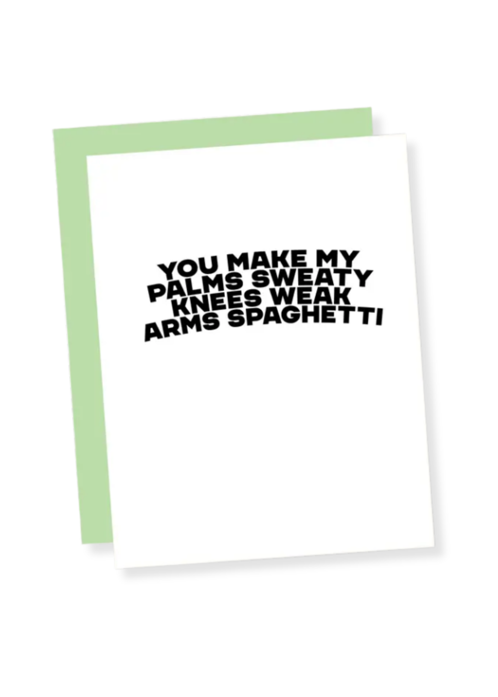 That's So Andrew Love Card - You Make My Palms Sweaty Knees Weak