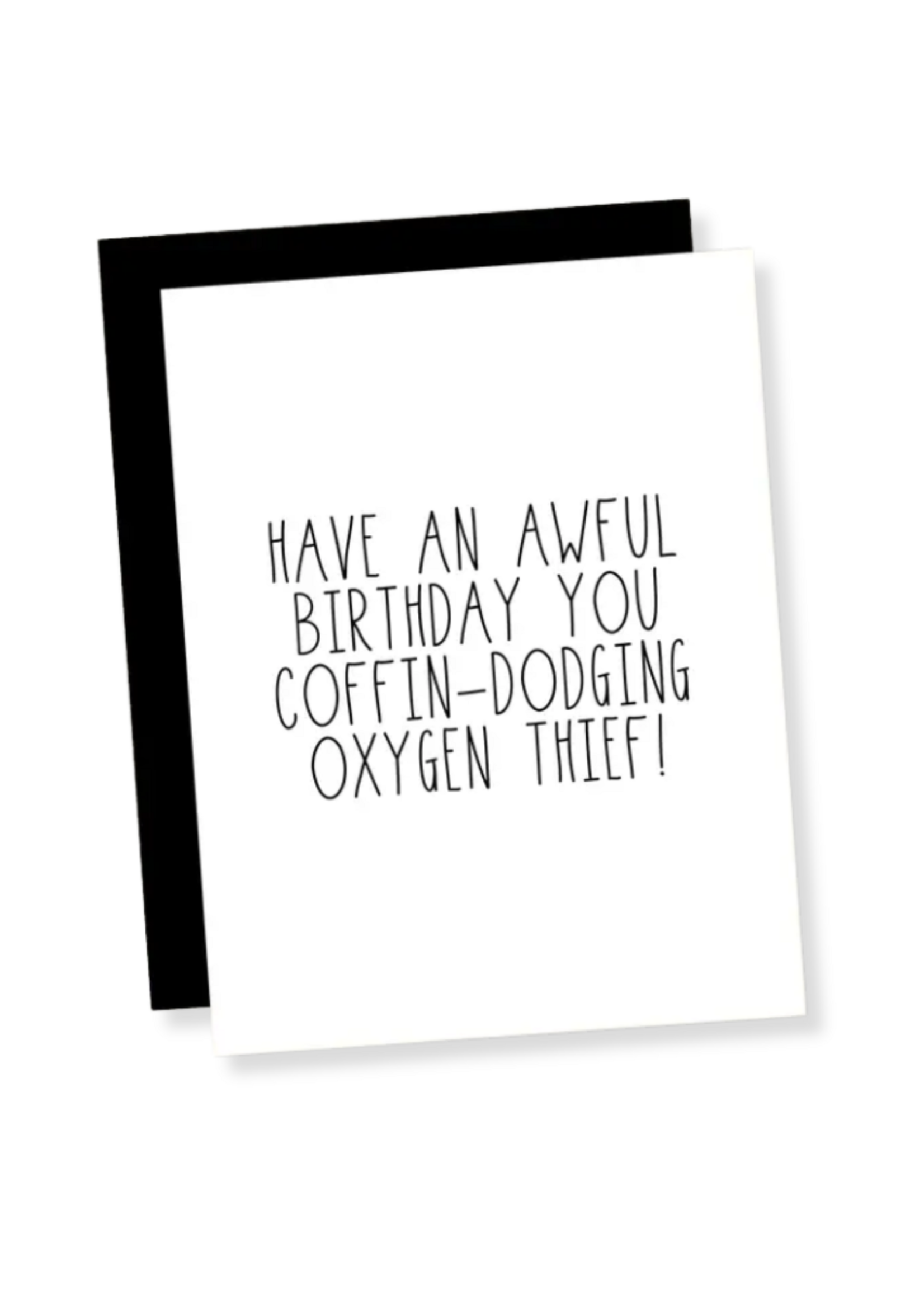 That's So Andrew Birthday Card - You Coffin Dodging Oxygen Thief