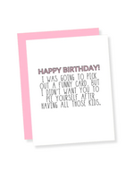 That's So Andrew Birthday Cards - Pee Yourself