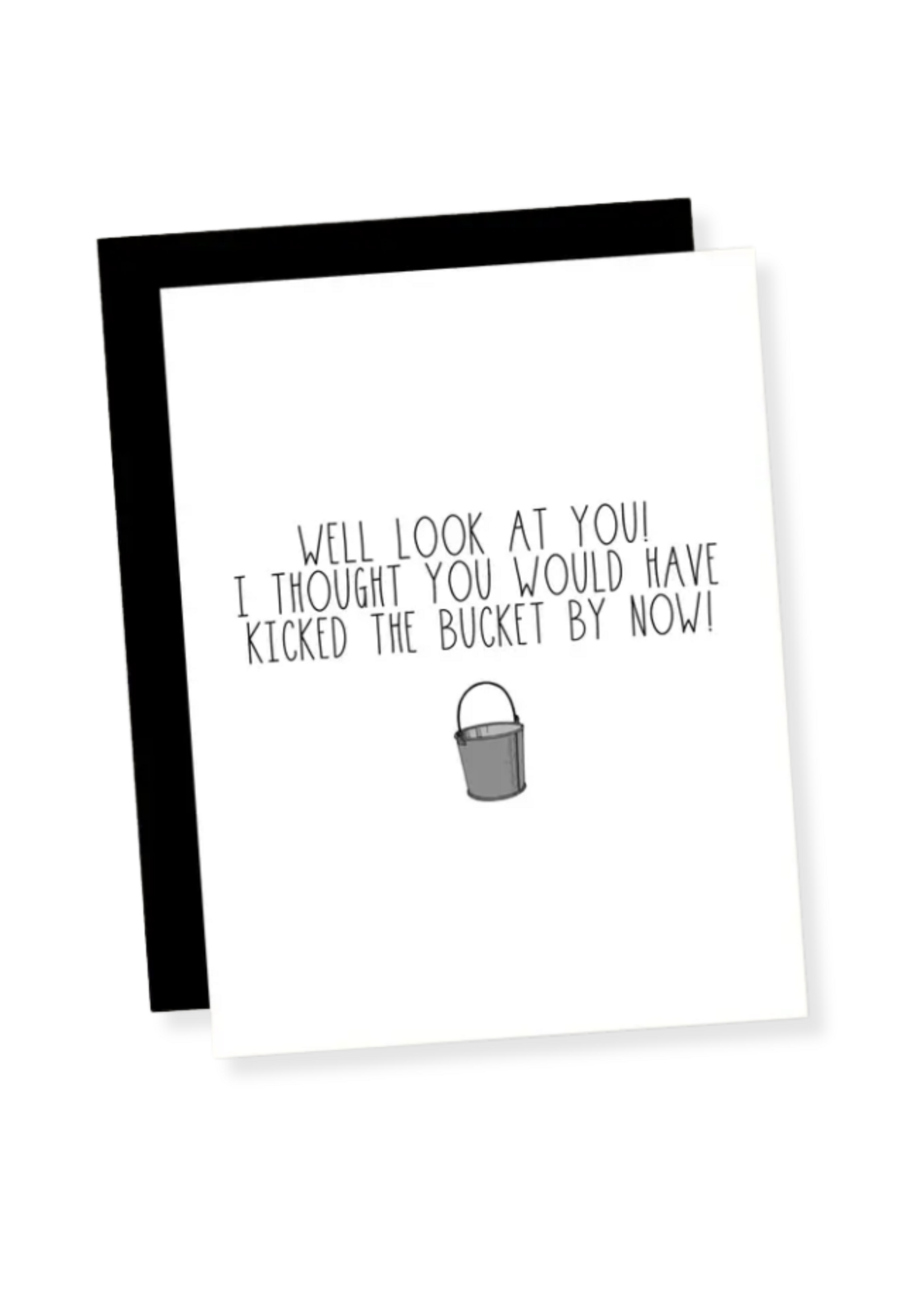 That's So Andrew Birthday Card - Kicked The Bucket