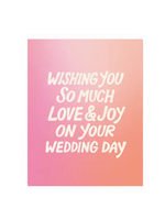 odd daughter paper co. Wedding Card - Wishing You So Much Love & Joy