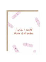 odd daughter paper co. Sympathy Card - I Wish I Could Make It All Better