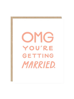 odd daughter paper co. Wedding Card - OMG You're Getting Married