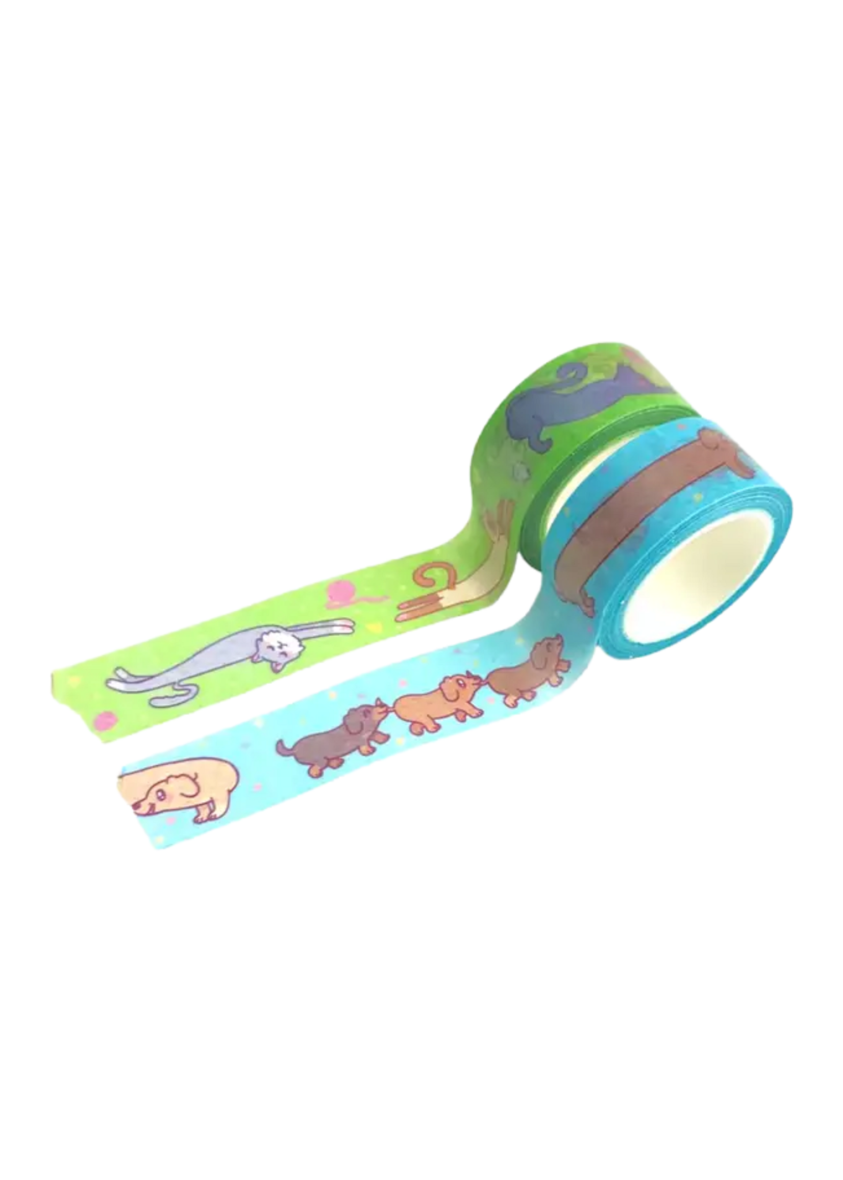 Turtle's Soup Long Pets Washi Tape Set