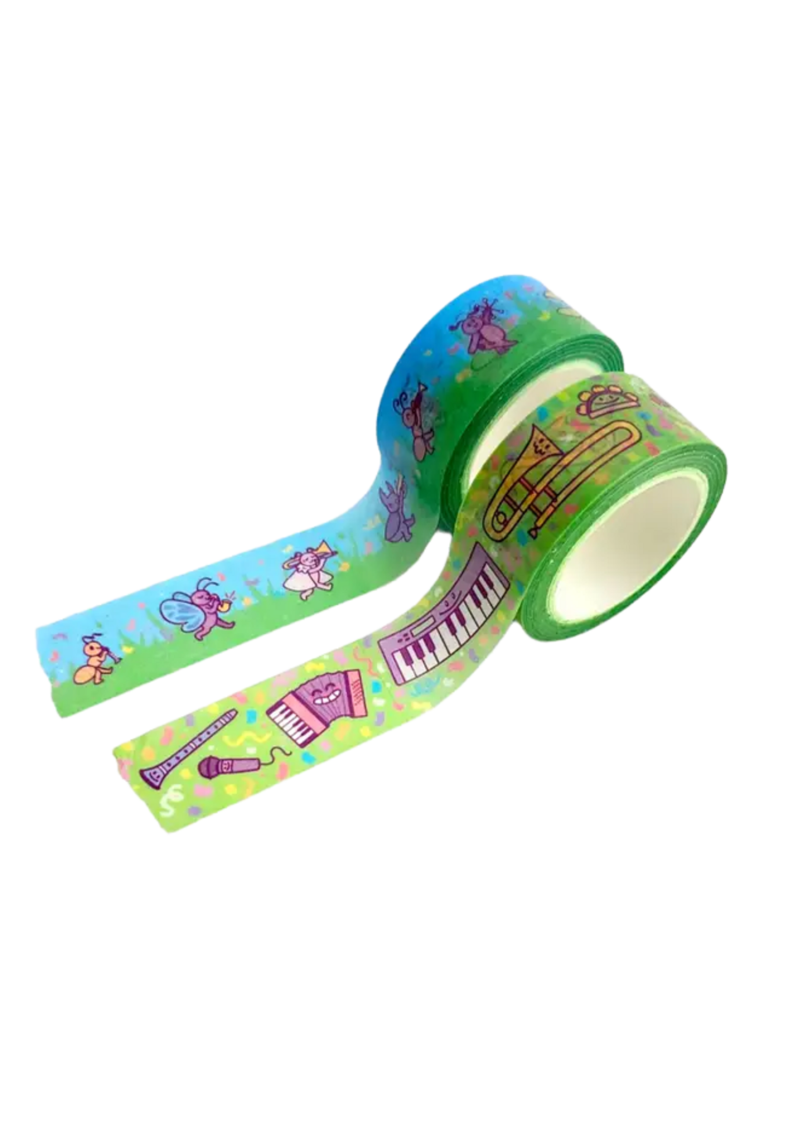Turtle's Soup Instruments And Bug Band Washi Tape Set