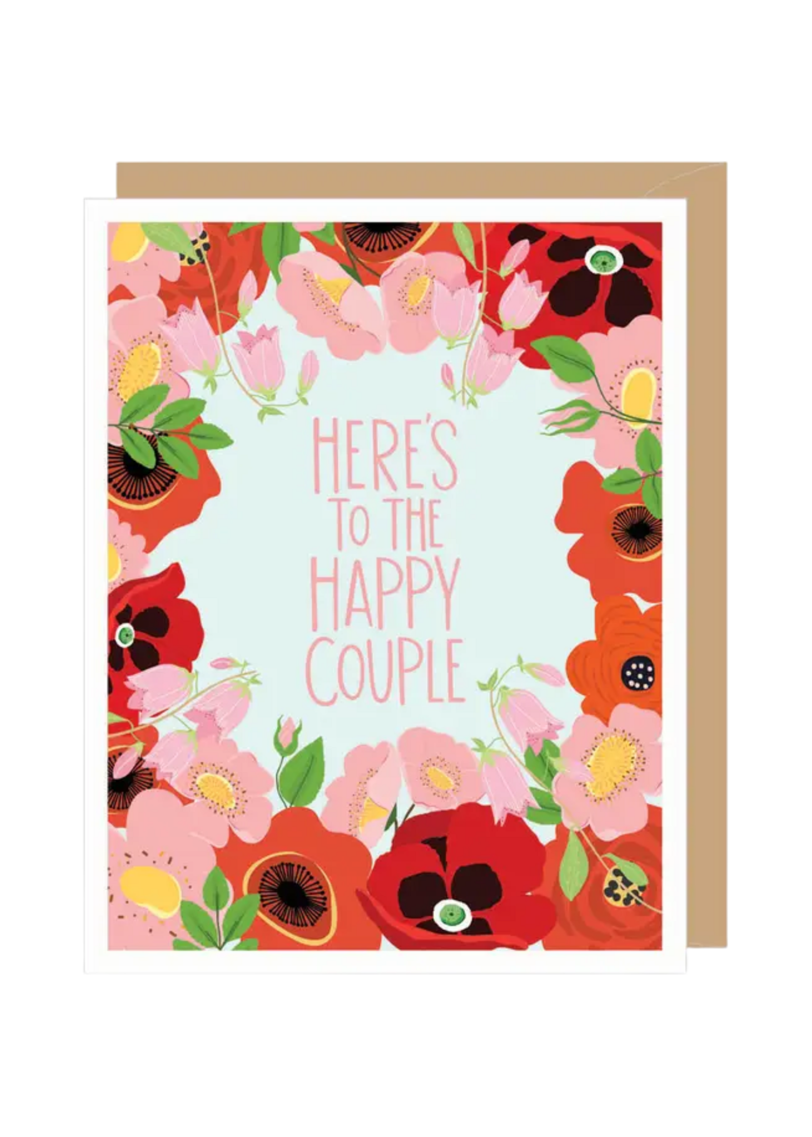 Apartment 2 Cards Wedding Card - Here's To The Happy Couple