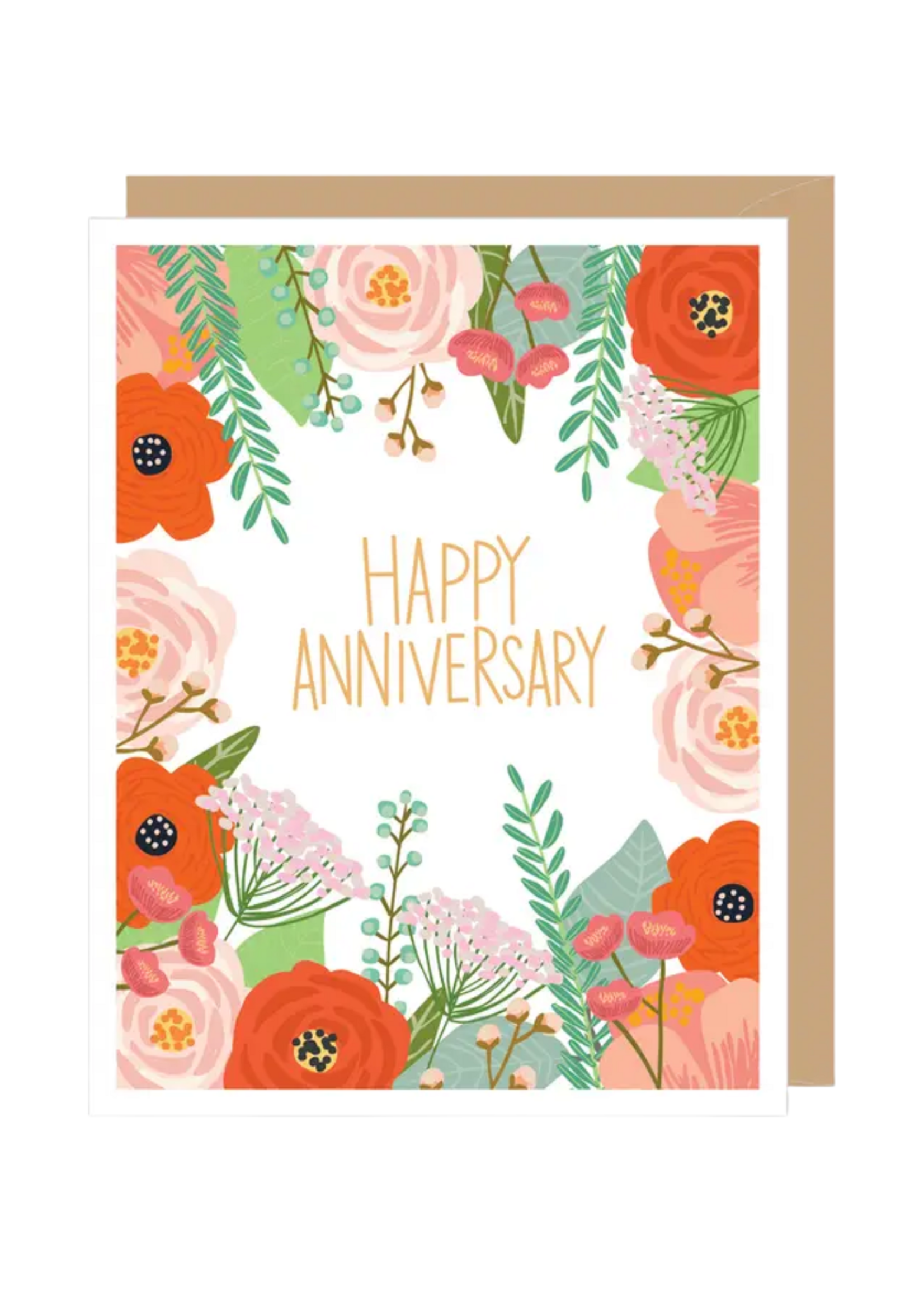 Apartment 2 Cards Anniversary Card - Floral