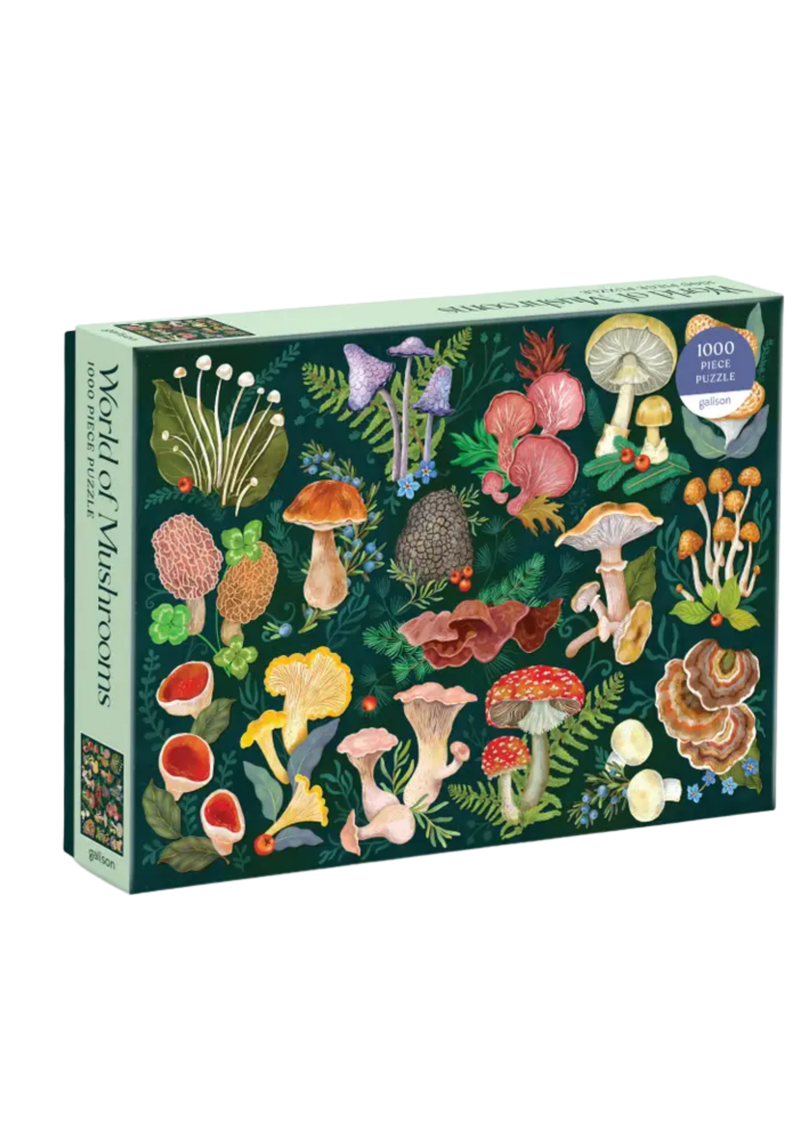 Chronicle Books World Of Mushrooms 1000 Piece Puzzle